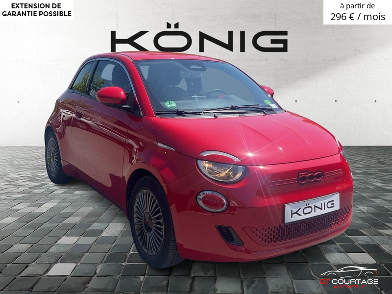 Fiat 500e Red